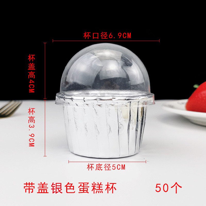 Large Maffin Cup Roll-Up Cupcake Cups Golden Silver Cake Cups Maffin Baking Maffin Cup - Image 1