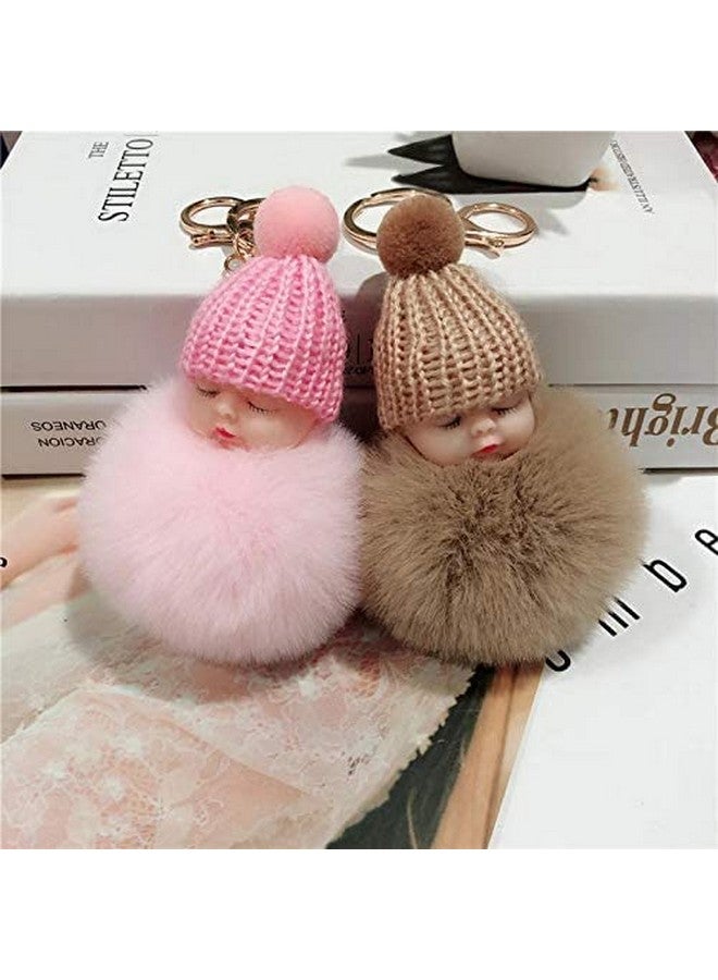 BOGEN LITE حامل مفاتيح دمى الأطفال بوجين لايت مع ابتسامة وكرات ف fluffy (عبوة من 2) - Image 2