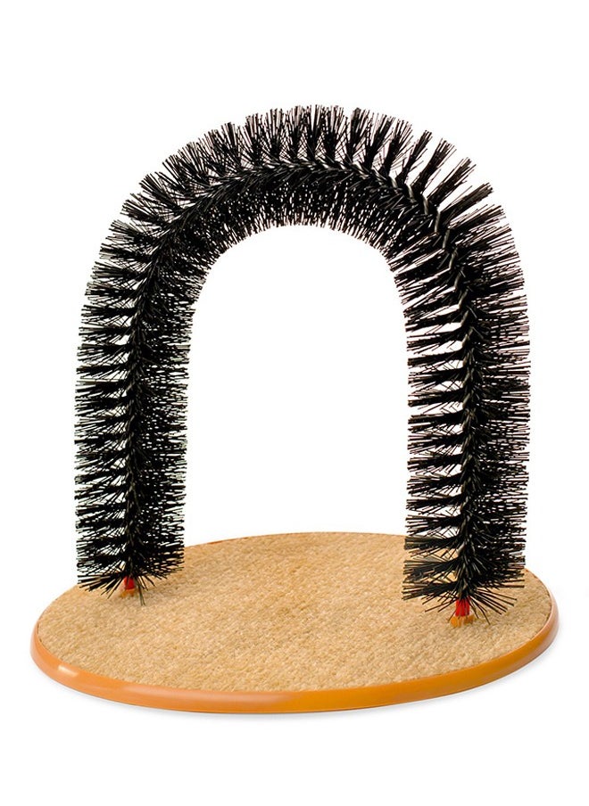 Purrfect Arch - Arched Kitten Massage Scratching Device Pet Arching Self-Grooming Beautician Shed Soft Mane Cat Scratcher Hair Trimming Brush Cat Scratching Pet Toy - Image 1