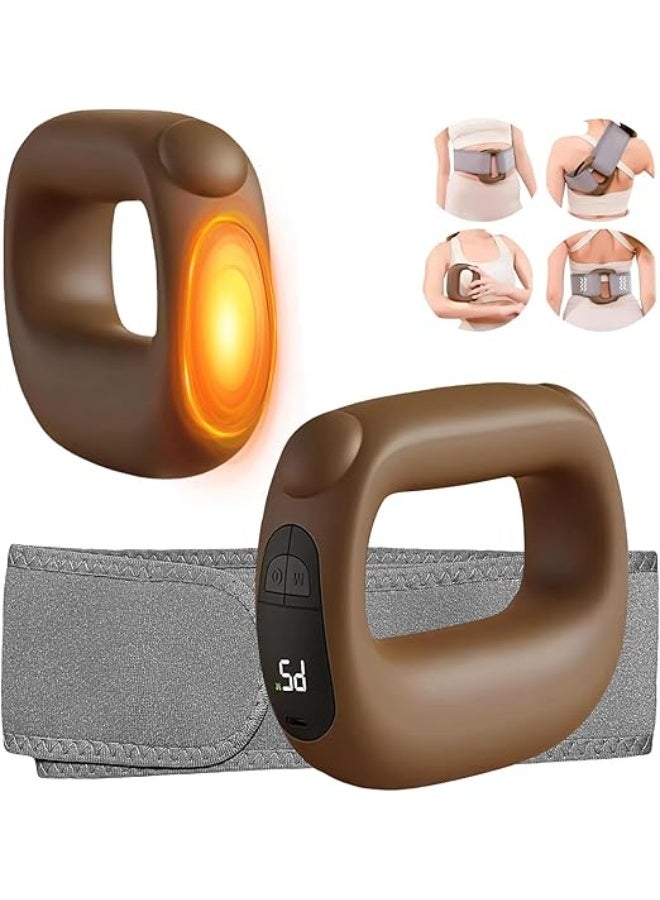 syta Deep Tissue Percussion Massage Gun with Heat Function, Adjustable Speed & Intensity, Ultra Quiet, USB-C Rechargeable Portable Massager, Muscle Pain Relief for Athletes, Office Workers, Gym Goers & Daily Use, Perfect Gift Choice - Image 2