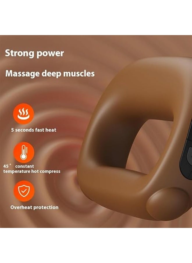 syta Deep Tissue Percussion Massage Gun with Heat Function, Adjustable Speed & Intensity, Ultra Quiet, USB-C Rechargeable Portable Massager, Muscle Pain Relief for Athletes, Office Workers, Gym Goers & Daily Use, Perfect Gift Choice - Image 5