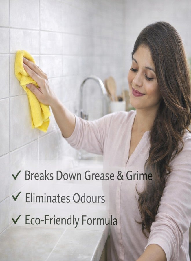 Herbyshine Tile Cleaner Liquid 1 Litre | Floor & Wall Cleaner for Kitchen & Bathroom Tiles | Removes Tough Stains & Dirt | Streak-Free, Hand-Safe & Pet-Friendly | Pack of 1 - Image 5