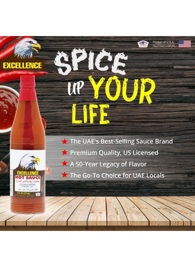 Excellence Spicy Chilli Hot Sauce Pack of 4X177ml - pzsku/ZC0145743983CC28497D8Z/45/_/1738829213/448b4d52-b693-4351-97f8-335e4848988c