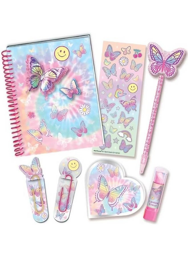 Hot Focus Hot Focus Tie Dye Butterfly Stylish Journal Set  - Image 2