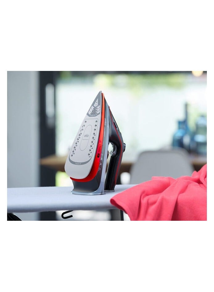 BRAUN Free Style 5 Steam Iron, SI 5057, Red 300 m³ 2700 W SI5057RD red - Image 3
