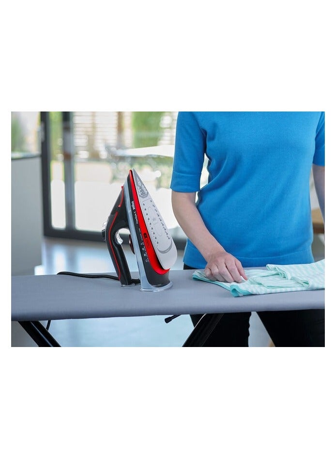 BRAUN Free Style 5 Steam Iron, SI 5057, Red 300 m³ 2700 W SI5057RD red - Image 4