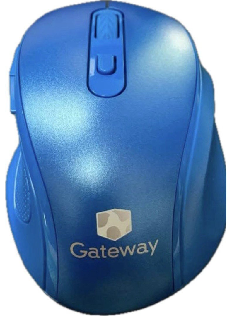 جيت واي ماوس لاسلكي مزود بـ 6 أزرار مع توفير الطاقة ومظهر أنيق وفعال للكمبيوتر 2.4 جيجا هرتز يعمل بالبطارية - Image 1