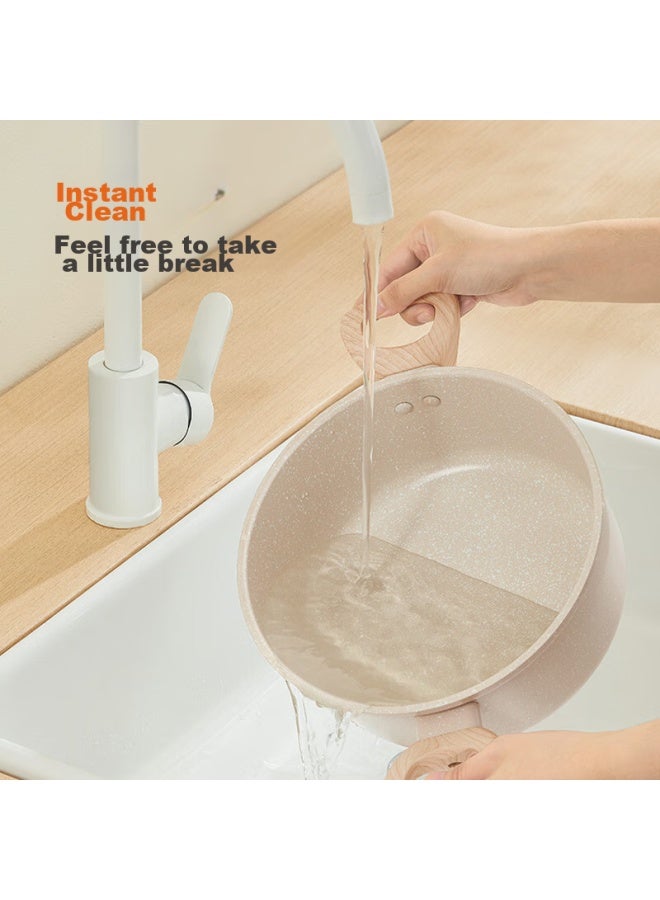 Joyoung Non-stick Soup Pot For Stewing, Noodles, Ribs, Porridge, Baby Food, Universal Pot Stove 22cm Ct524 - Image 3