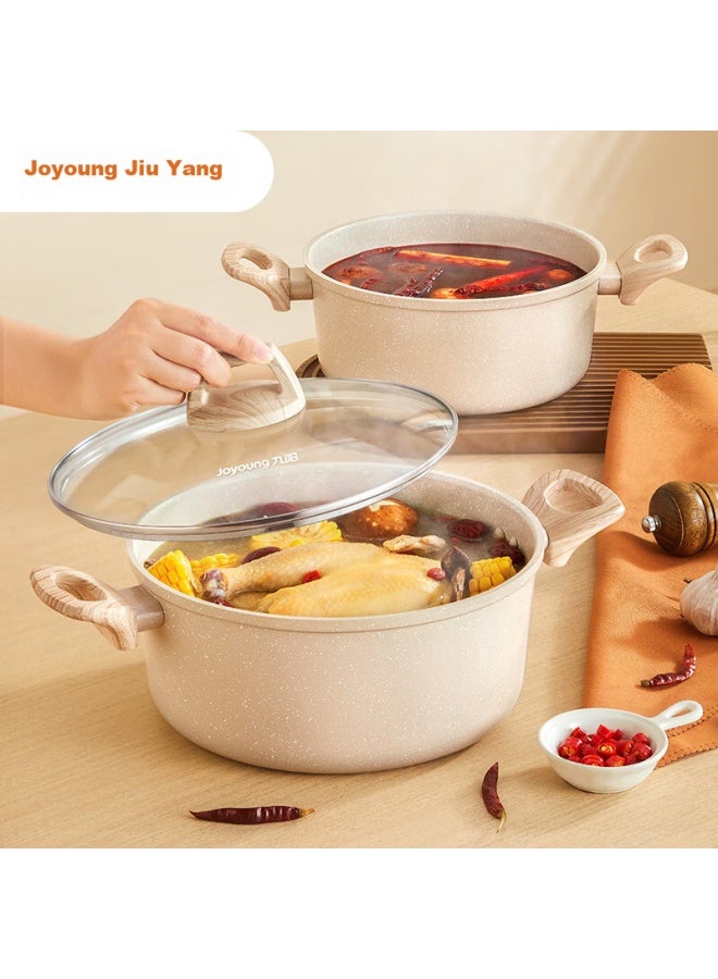 Joyoung Non-stick Soup Pot For Stewing, Noodles, Ribs, Porridge, Baby Food, Universal Pot Stove 22cm Ct524 - Image 1