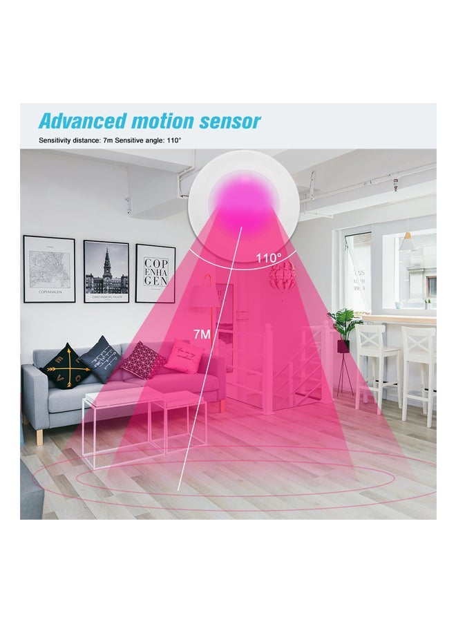 NIBEMINENT Wi-Fi PIR Motion Sensor Detector White 9.6x5x8.7cm  - Image 4