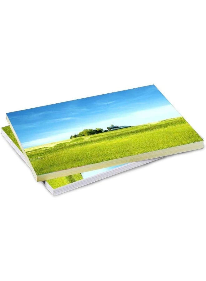 100 Printable Sheets Of A4 Size | Glossy White Sticker Paper Printing Labels - Adhesive Stickers Label For Mailing Address, Photos & Pictures, Stationery Stickers For Trade Mark, Photocopies Children