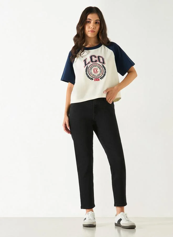 لي كوبر بنطلون جينز سادة بقصّة عادية وجيوب من لي كوبر