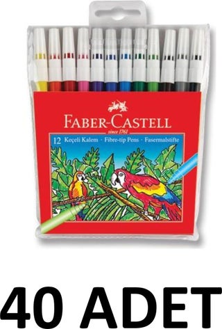 40 Washable Felt Tip Pens 12 PIECES - pzsku/ZC014B61FE93C96693A26Z/45/_/1728630821/54911084-21bf-490d-a04a-a05c2d54b933