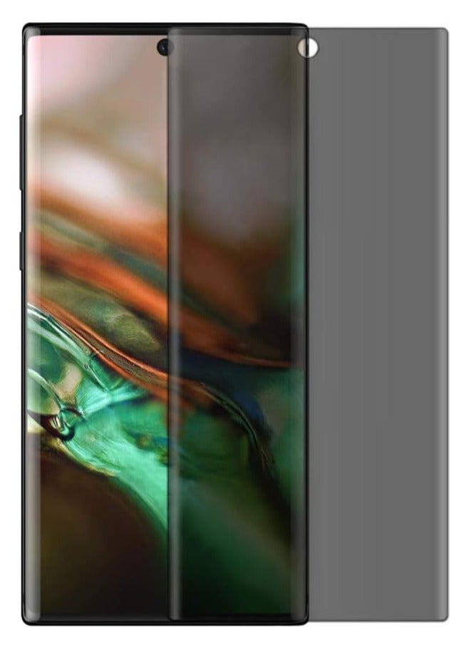 Privacy UV Screen Protector for Samsung Galaxy Note 10 Plus, UV Tempered Glass, Film HD Screen Saver, 9H Hardness, Bubble-free, Clear - Image 1