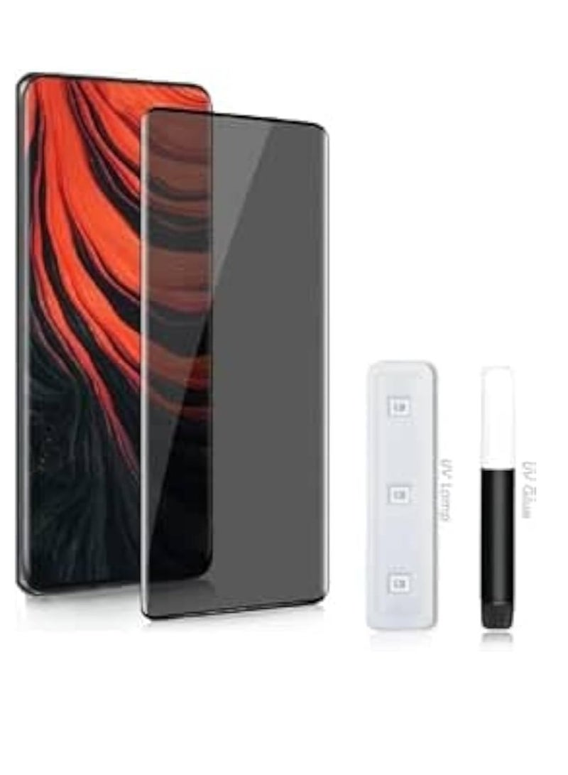 Privacy UV Screen Protector for Samsung Galaxy Note 10 Plus, UV Tempered Glass, Film HD Screen Saver, 9H Hardness, Bubble-free, Clear - Image 2