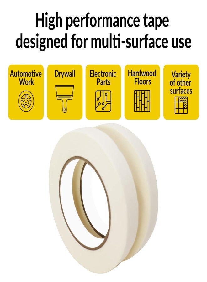 Reli. Masking Tape, Beige | 0.75" x 55 Yards (825 Yards Total) | 15 Rolls - Bulk | Masking Tape 3/4 inch for Painting, General Purpose, Home, Automotive | Painting/Masking Paper Tape | Beige/White - Image 5