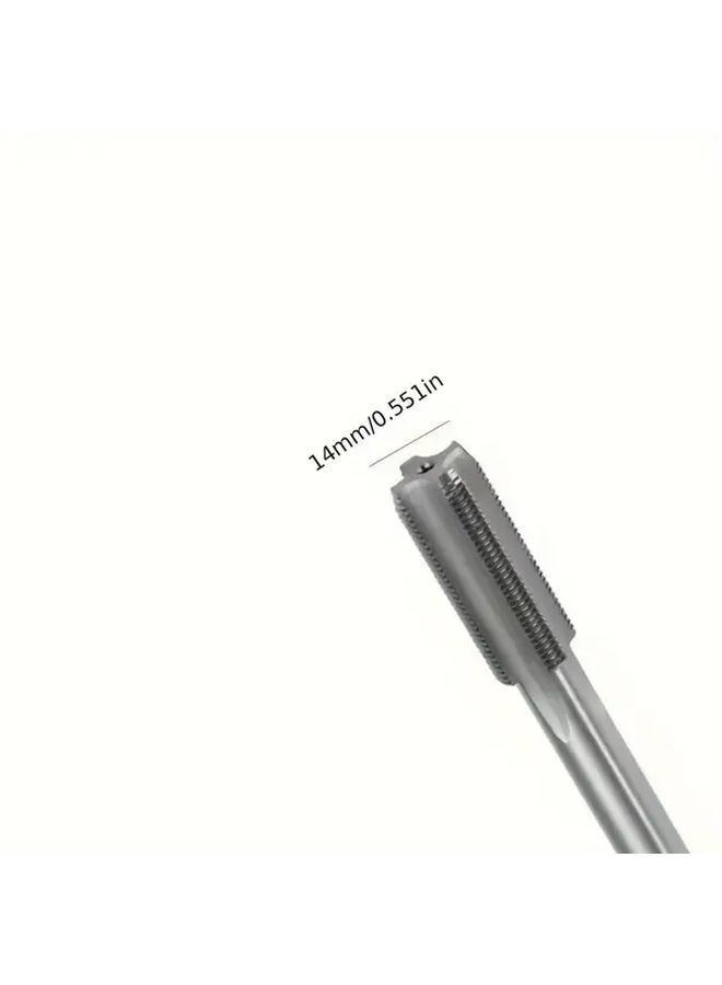M14X0 5 Heavy Duty Hard Alloy Steel Metric Thread Cutting Tool Spiral Flute Blade - Image 2