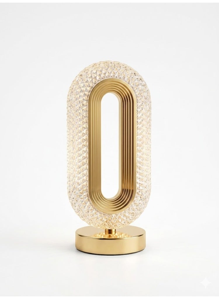 Luxury Crystal Led Table Lamp In The Form Of An Acrylic Lampshade |Table Lamp 3 Colors... - Image 1