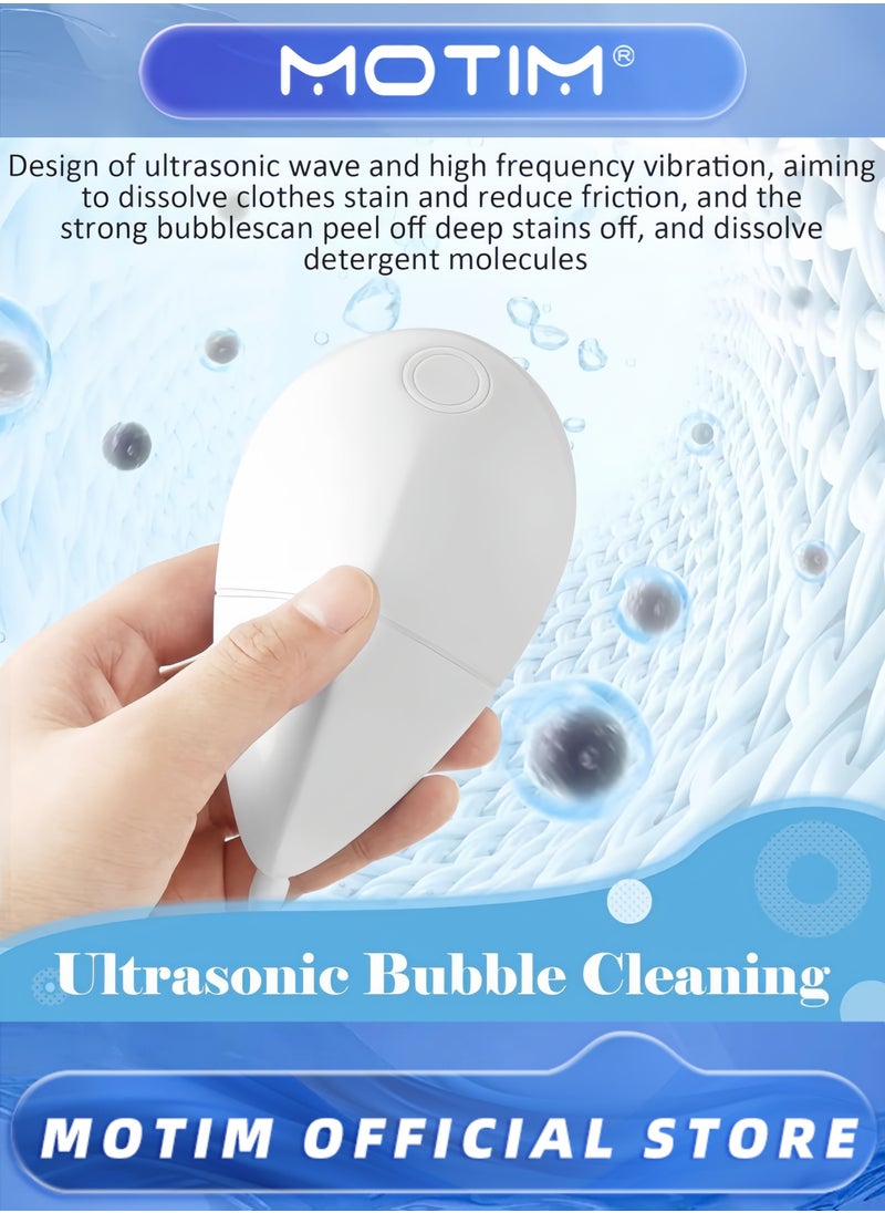 Motim Ultrasonic Mini Portable Washing Machine USB-Powered Automatic Washer for Fruits Clothes and Travel  - Image 3