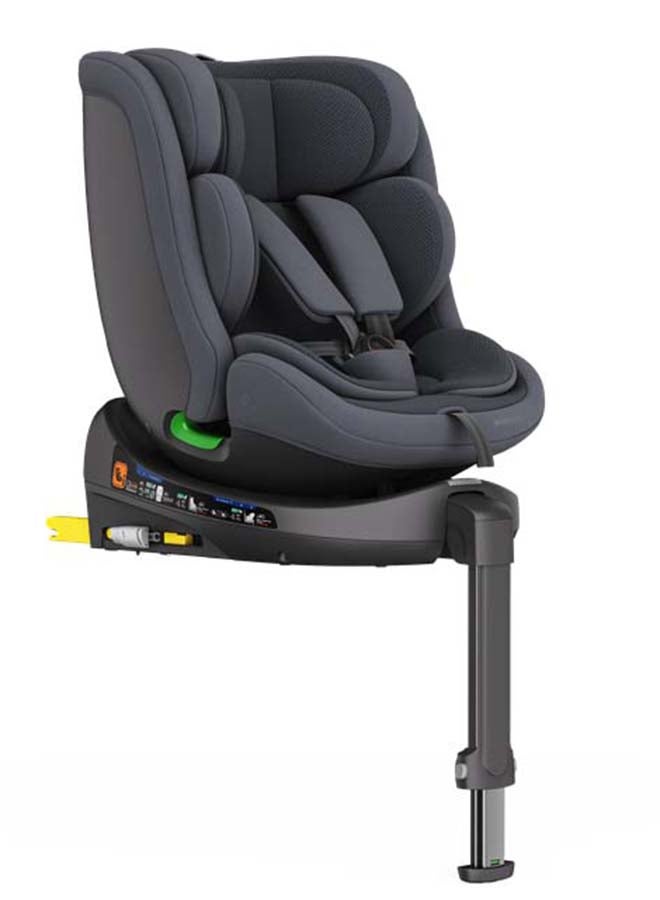 Leclercbaby MOVA 360° Rotating i-Size Car Seat, 40-150 cm – Dark Grey - Image 5