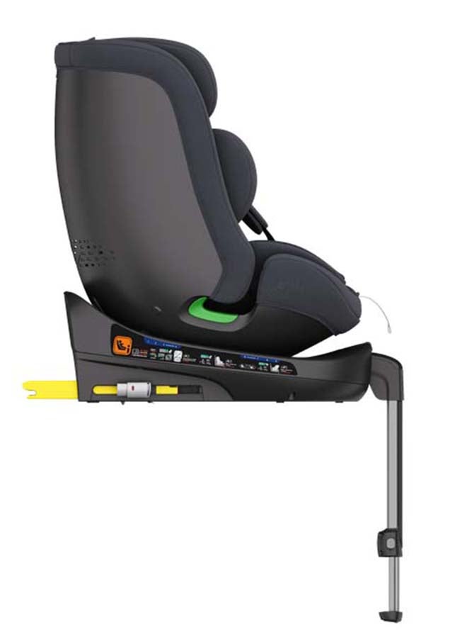 Leclercbaby MOVA 360° Rotating i-Size Car Seat, 40-150 cm – Dark Grey - Image 4