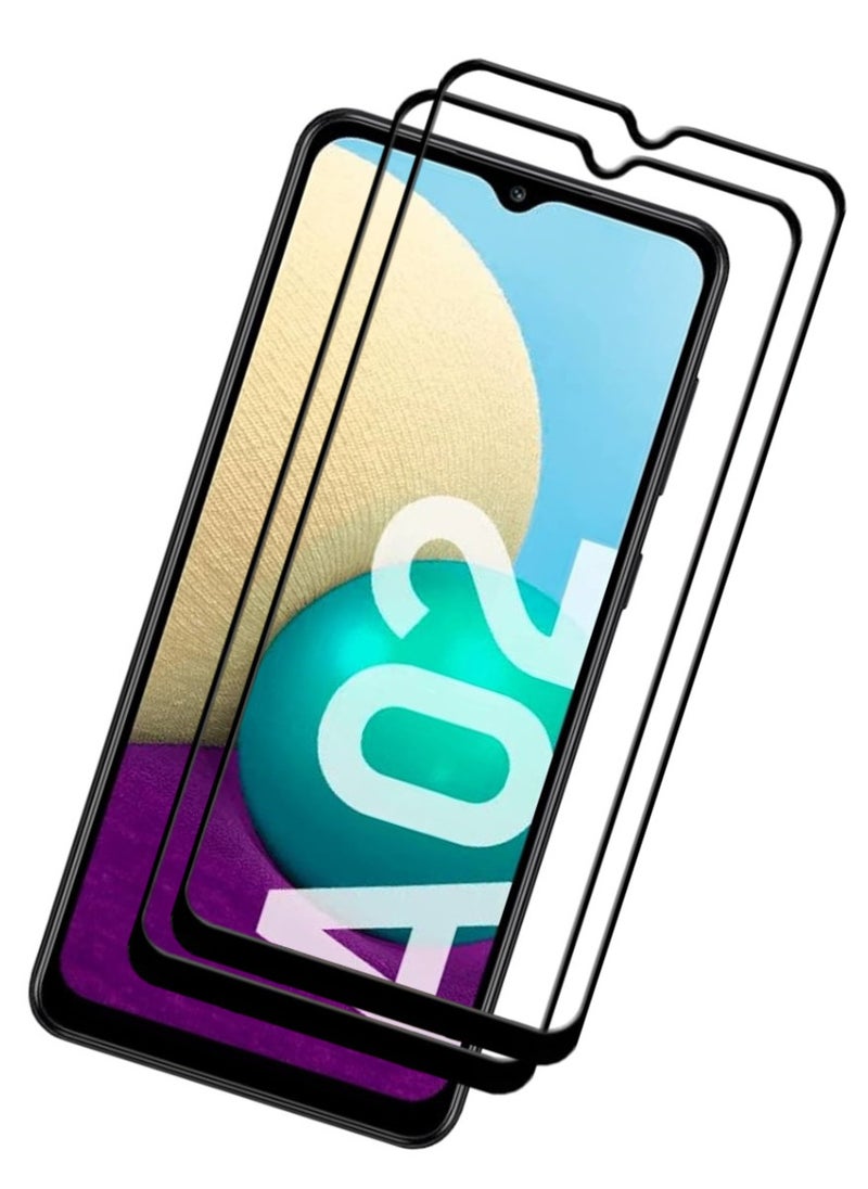 ACLIX 2 Pieces Antistatic ESD Dustproof Premium Quality High Definition Tempered Glass Screen Protector Designed For Samsung Galaxy A02 - Image 1