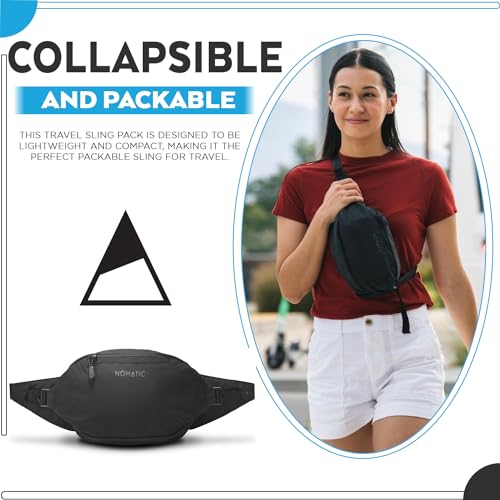 NOMATIC Navigator Collapsible Sling 3L - Crossbody Bag Sling Backpack - Light Collapsible Hiking Daypack Sling for Travel - Image 3