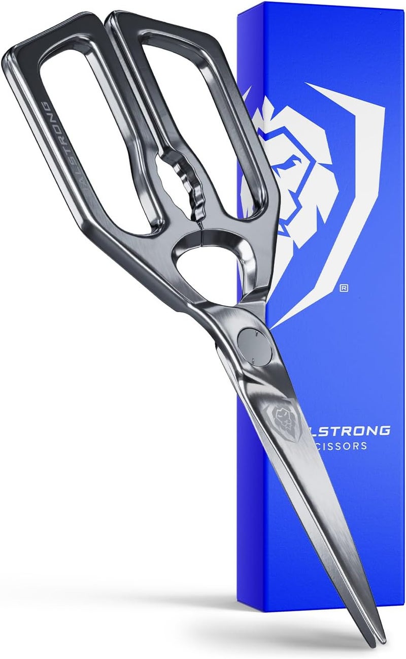 Dalstrong Kitchen Scissors All Purpose- Japanese Stainless Steel - Ambidextrous Kitchen Shears for Food - Detachable - Heavy Duty Scissors Sharp Blade - Herbs, Pizza, Meat Cutting Scissors - Image 1