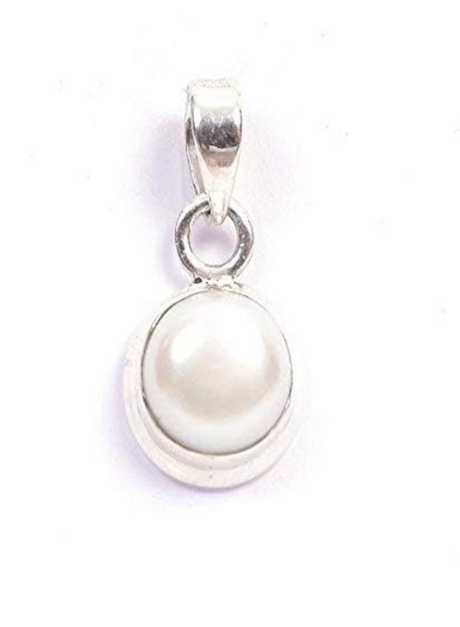 JEMSPRIME 5.25 Ratti 4.50 Carat Natural Pearl Gemstone Original Certified moti panchhdhaatu/Ashtadhatu QUALITY Pendant for Men and Women - Image 1