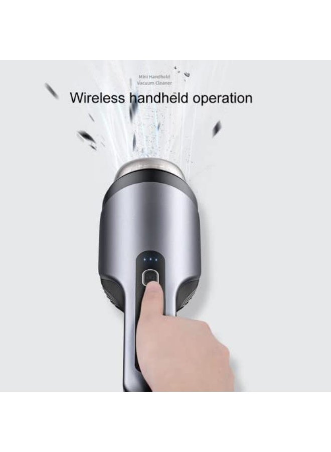 Super Mini Handheld Vacuum Cleaner – Portable, Rechargeable, and Powerful for Quick Cleaning - Image 3