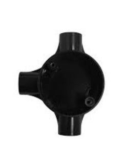KNP KNP Heavy Duty 3-Way Junction Box Pipe Fitting 25MM is designed to connect three 25MM pipes at a central junction point, allowing for efficient branching and distribution in piping systems.  - Image 1