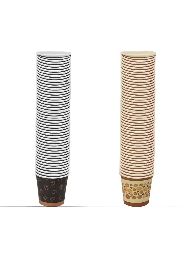 HTE Paper Cups  200 Piece  Assorted Color  Disposable, EcoFriendly, Hot And Cold Beverage Cups  Great For Parties, Events, And Everyday Use (6 Oz)  - Image 1