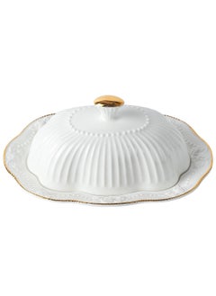 Life Smile LIFE SMILE Candy Bowl with Lid - Covered Sugar Bowl | Serving Dish and Food Storage Container, Perfect for Chocolate Jars, Home, Office, and Gift Use  - Image 1