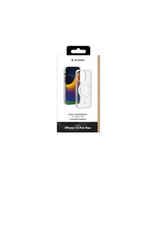 BIGBEN Bigben iPhone 15 Pro Max Case Transparent Hybrid MagSafe Compatible  - Image 2