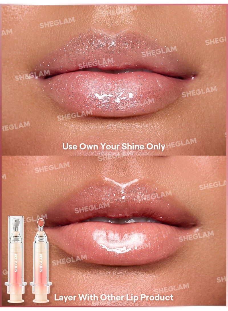 SHEGLAM Booster Shine Plumping Lip Gloss - Own Your Shine - Image 3