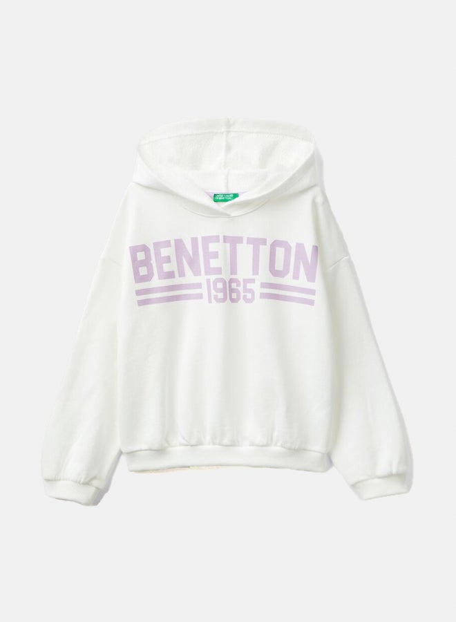 Girls Long Sleeve Hood Sweatshirt