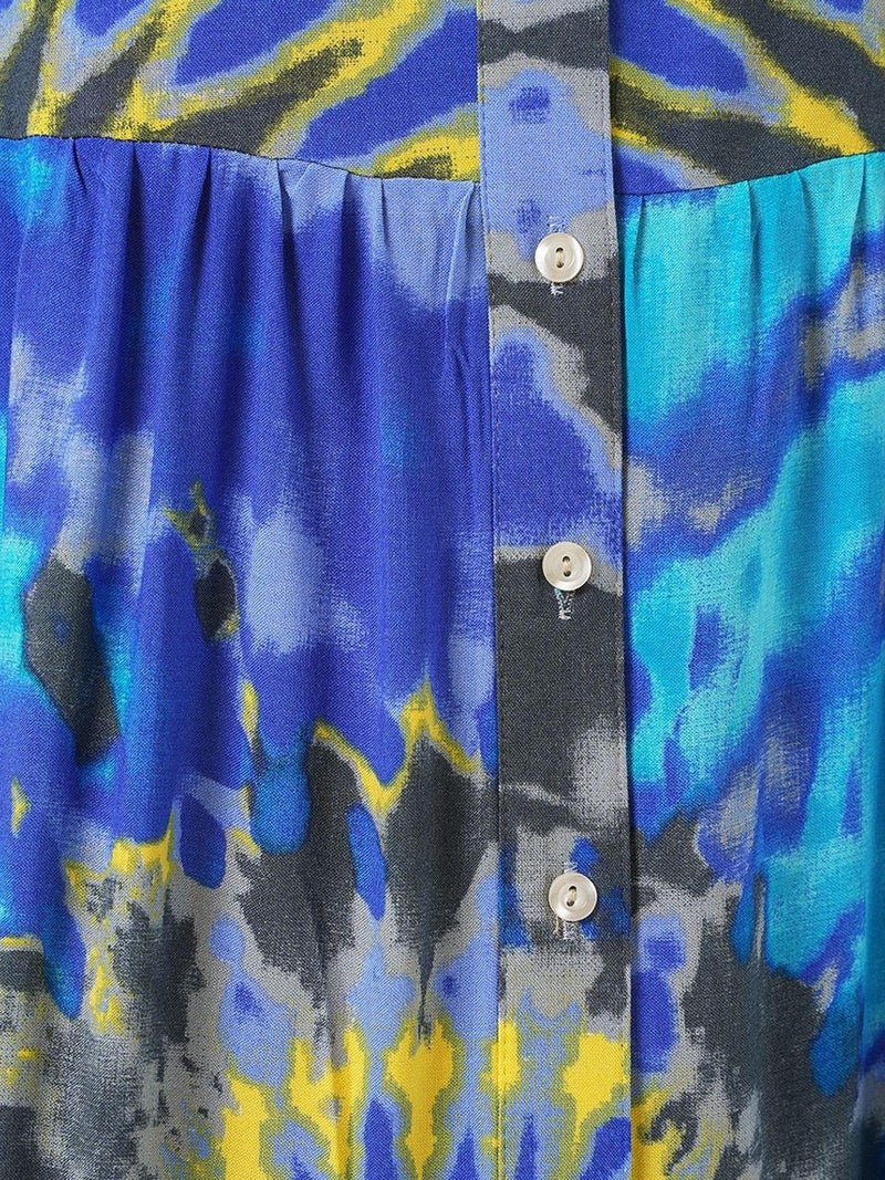 BIG DART BDART Printed V-Neck Maxi Dress with Button Closure - Image 5