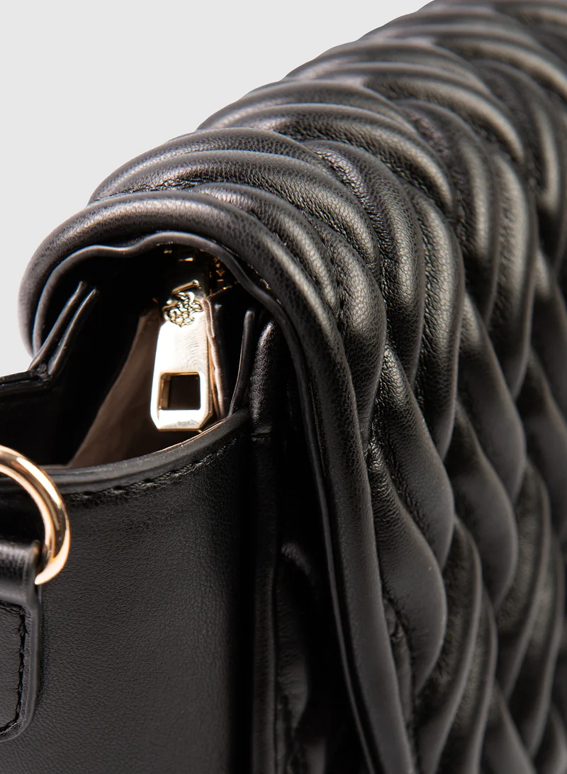 BEVERLY HILLS POLO CLUB Quilted Flap Crossbody Bag