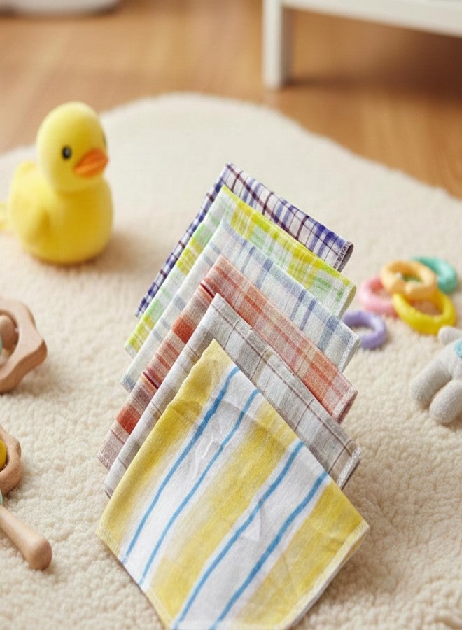 NEW COMERS Baby Washcloths, Cotton Muslin Double Layer, Animal Print Design, Super Soft Absorbent Face Towels, 25 x 25 cm, Pack of 6 (Wash Cloth_03) - Image 4