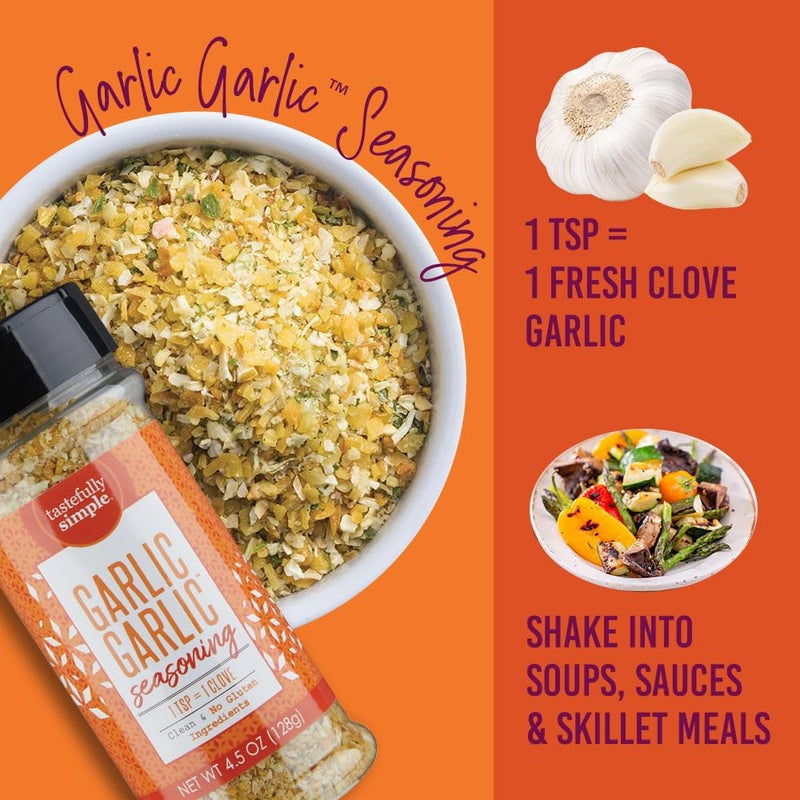 Tastefully Simple Garlic Garlic Seasoning, 4.5 Ounce - Image 4