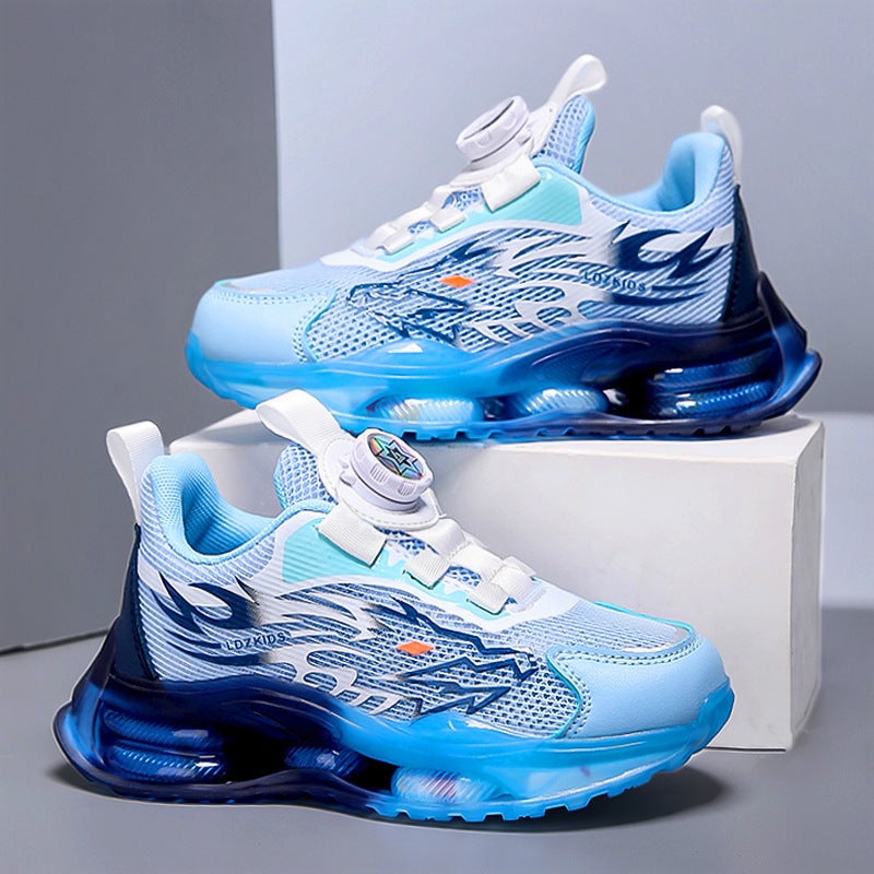 Mesh Sneakers Lightweight Flexible Sole Walking Shoes For Kids Indoor And Outdoor Activities - Image 1