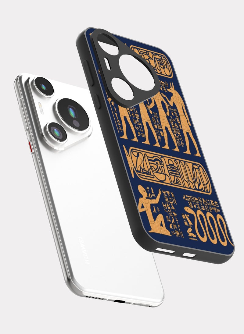 بكسلات كفر هواوي بيورا 70 برو مصر فرعونية ازرق - Image 2