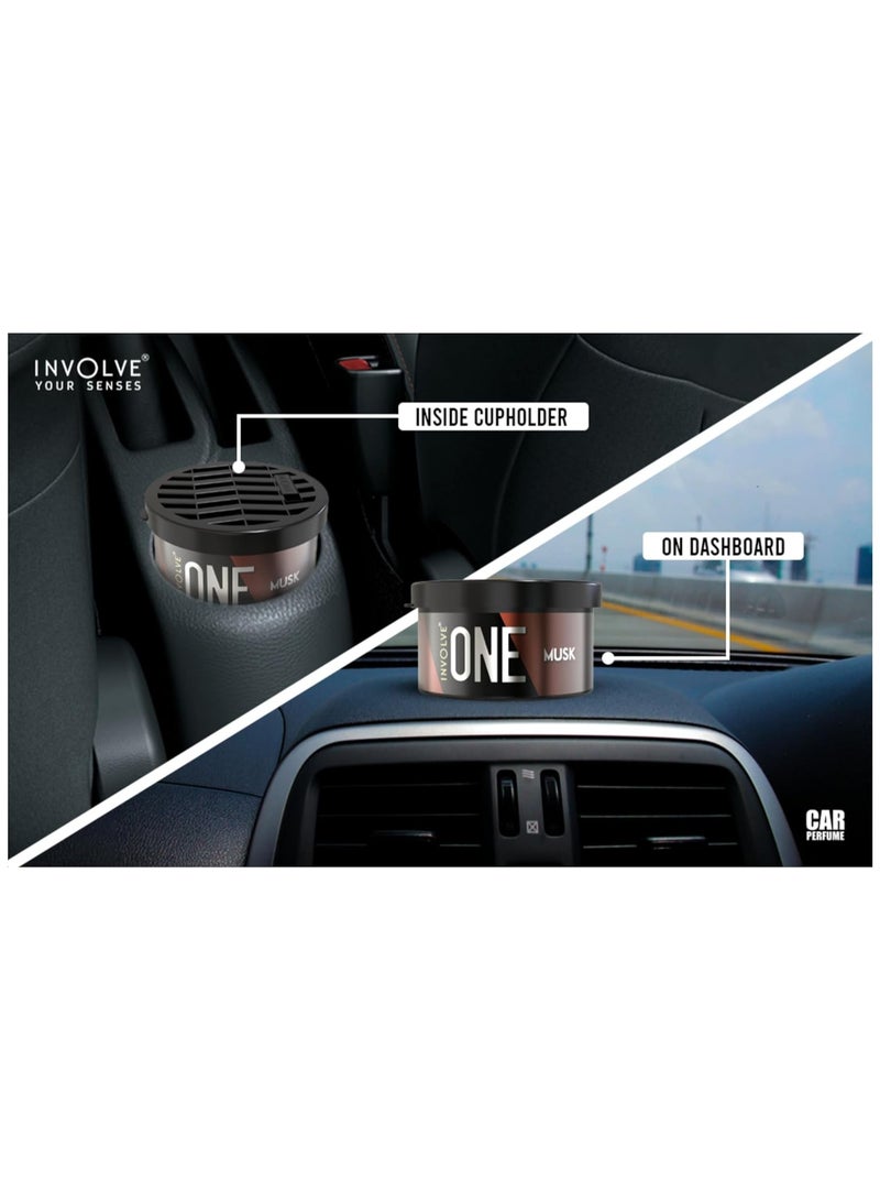 Involve Involve Your Senses One Musk Organic Car Perfume, Involve Your Senses Stronger Fiber Air Freshener to Freshen Up Your Car  - Image 3