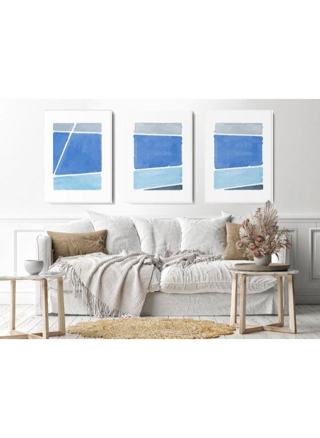 Home Gallery - Canvas Wall Art, Abstract Framed Portrait of Hand Painted Illustrations - Image 1
