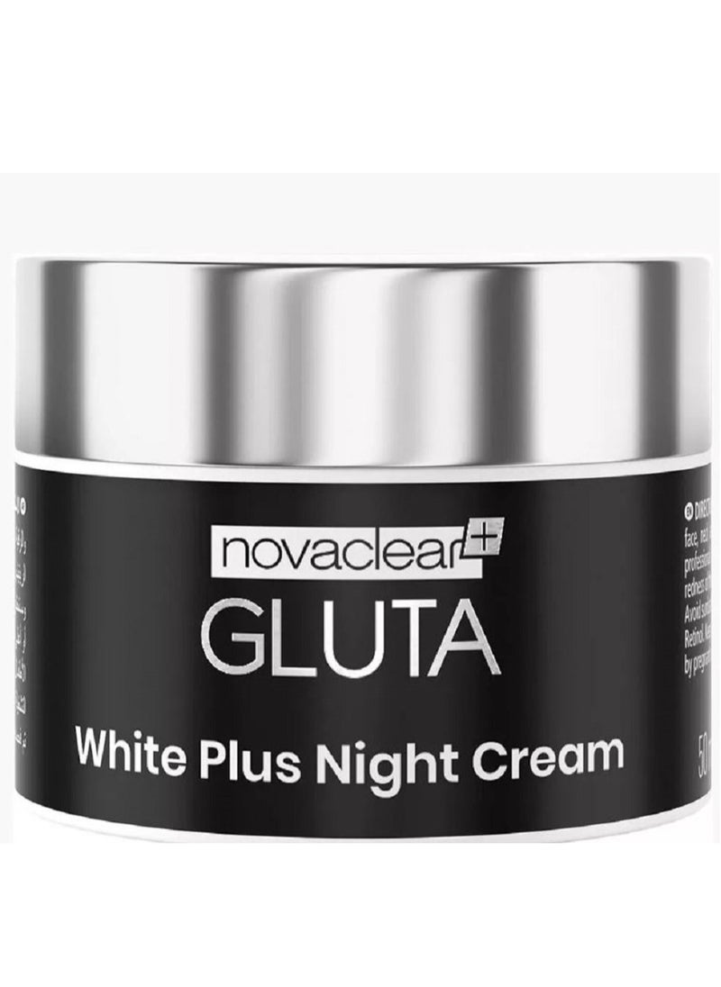 novaclear - Novaclear Gluta White Plus Facial Night Cream For pigmentation and dark spots 50ml - Image 1