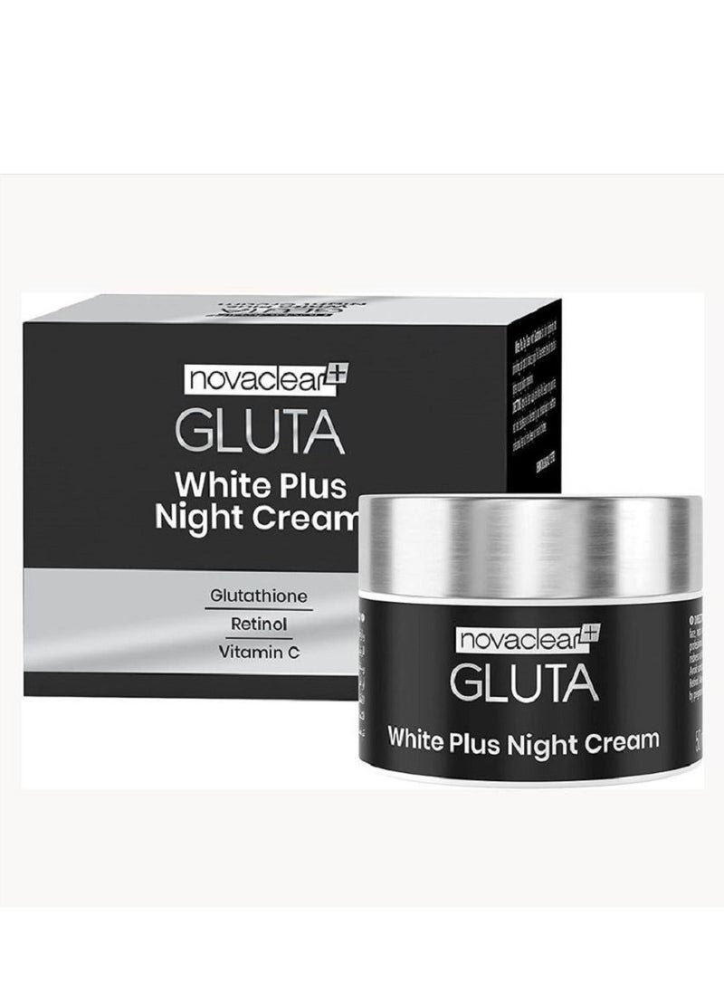 novaclear - Novaclear Gluta White Plus Facial Night Cream For pigmentation and dark spots 50ml - Image 1