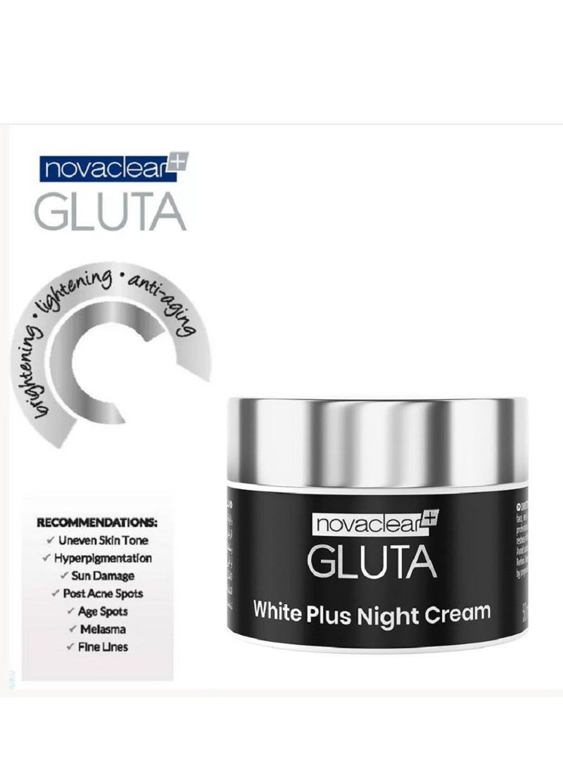 novaclear - Novaclear Gluta White Plus Facial Night Cream For pigmentation and dark spots 50ml - Image 1