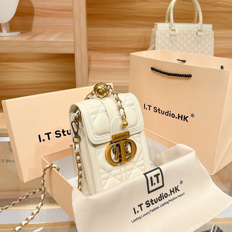 Korean Banni Princess 2024 High-End Accessible Luxury Mini Chain Mobile Phone Bag Women'S Shoulder Crossbody Bag - Image 3