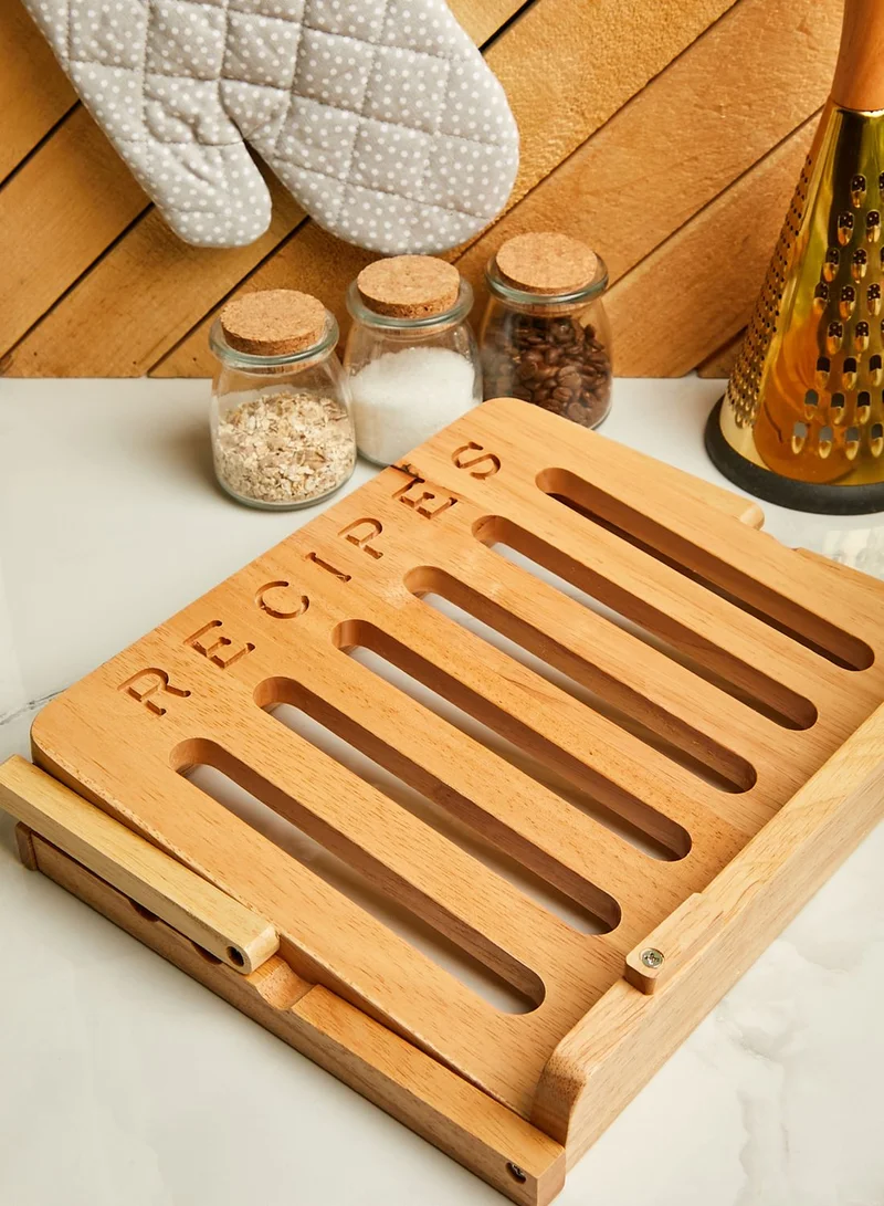 Premier Wooden Cookbook Stand