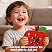 NAODONGLI Lacing Toys for ToddlersWooden Threading Apple Baby Travel ToysMontessori Education Sensory Learning Fine Motor Skills Wooden Block Puzzle Gifts for 3 Year Old Baby Kids Boys Girls - Image 4